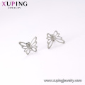 E-330 Xuping charm Jewelry Literario simple calados pendientes de mariposa en forma de pernos prisioneros